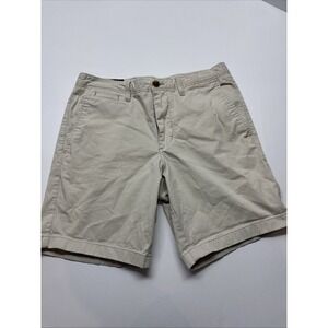 1901 Mens Ballard Slim Fit Beige Shorts Size 32